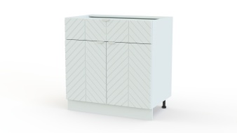 Шкаф нижний с 2-мя дверцами и ящиком Анаис BMS