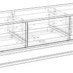 Тумба под ТВ Эстер 13 BMS