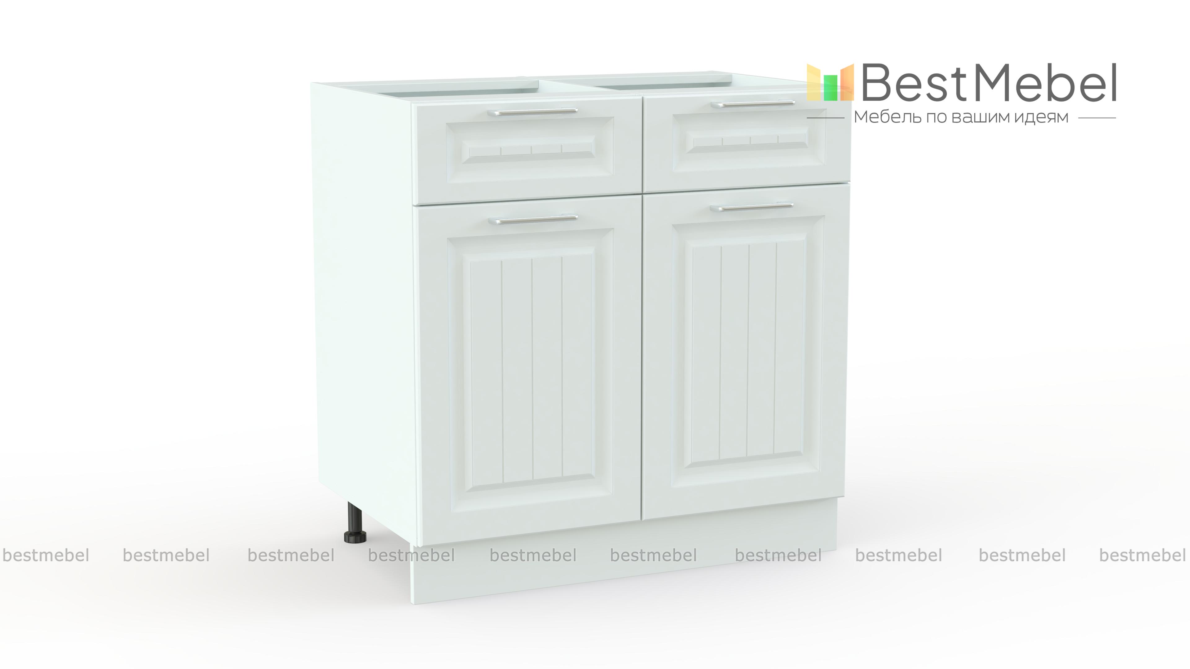 Шкаф нижний с 2-мя дверцами и 2-мя ящиками Европа BMS - Фото