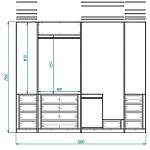 Шкаф распашной Пакс Тисседаль Pax Tyssedal 1