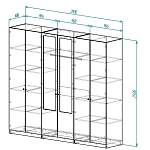 Схема сборки Шкаф распашной Джосс 6 BMS