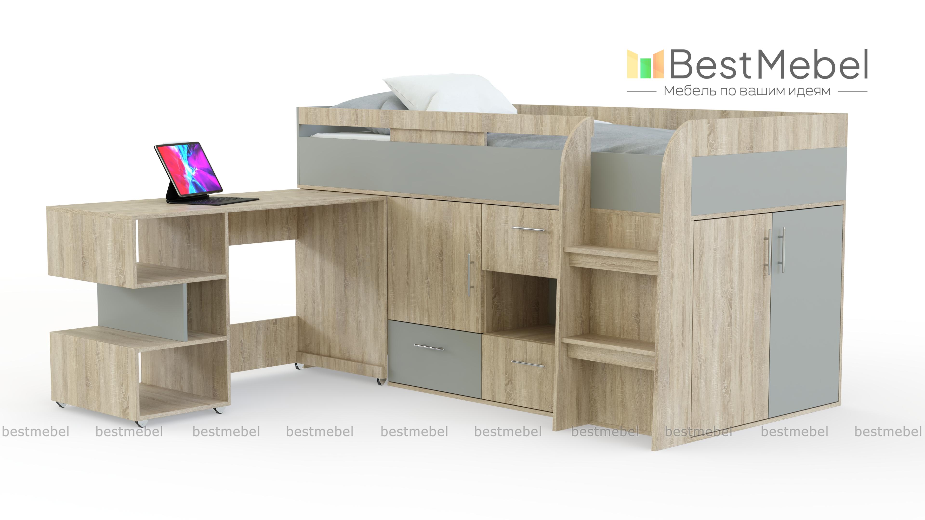 Кровать Олеся-21 BMS - Фото