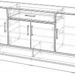 Чертеж Тумба для обуви Честер 5 BMS