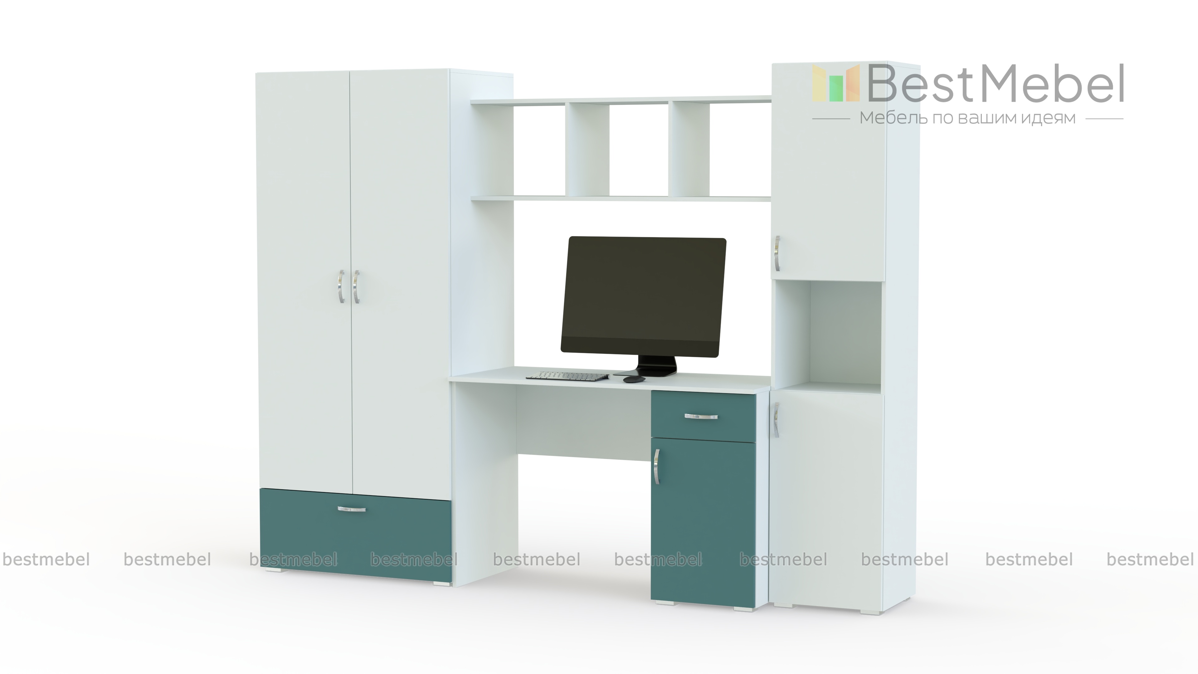 Стенка для детской Ариэль BMS