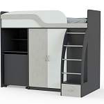 Кровать-чердак с рабочей зоной Мираж К22 BMS - Фото 7