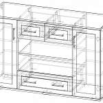 Чертеж Тумба под ТВ-5,1 BMS