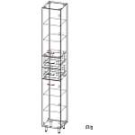 Пенал для ванной Прима 3 BMS