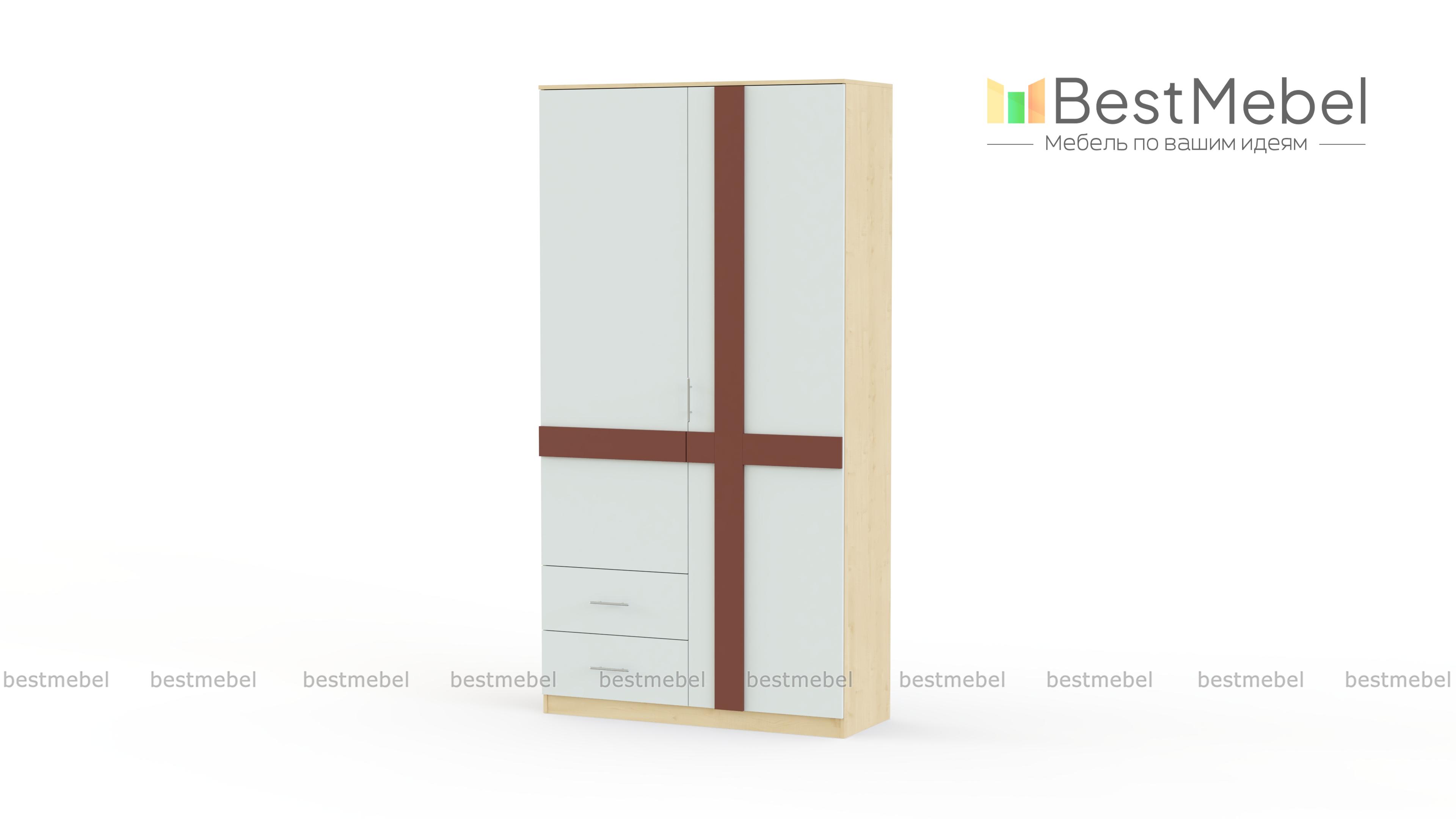 Распашной шкаф Зоя 1 BMS - Фото