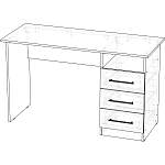 Схема сборки Стол письменный Анри 1 BMS