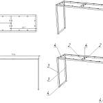 Стол компьютерный Моджо 5 BMS