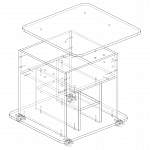 Схема сборки Стол журнальный Милли 2 BMS