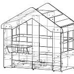 Схема сборки Кровать-домик Поль 12.6 BMS