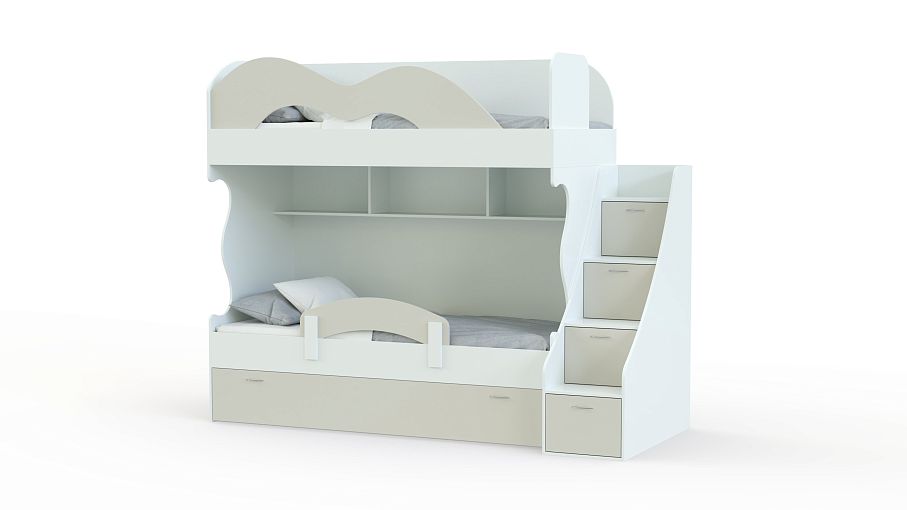 Детская двухъярусная кровать Бамбини BMS - Фото