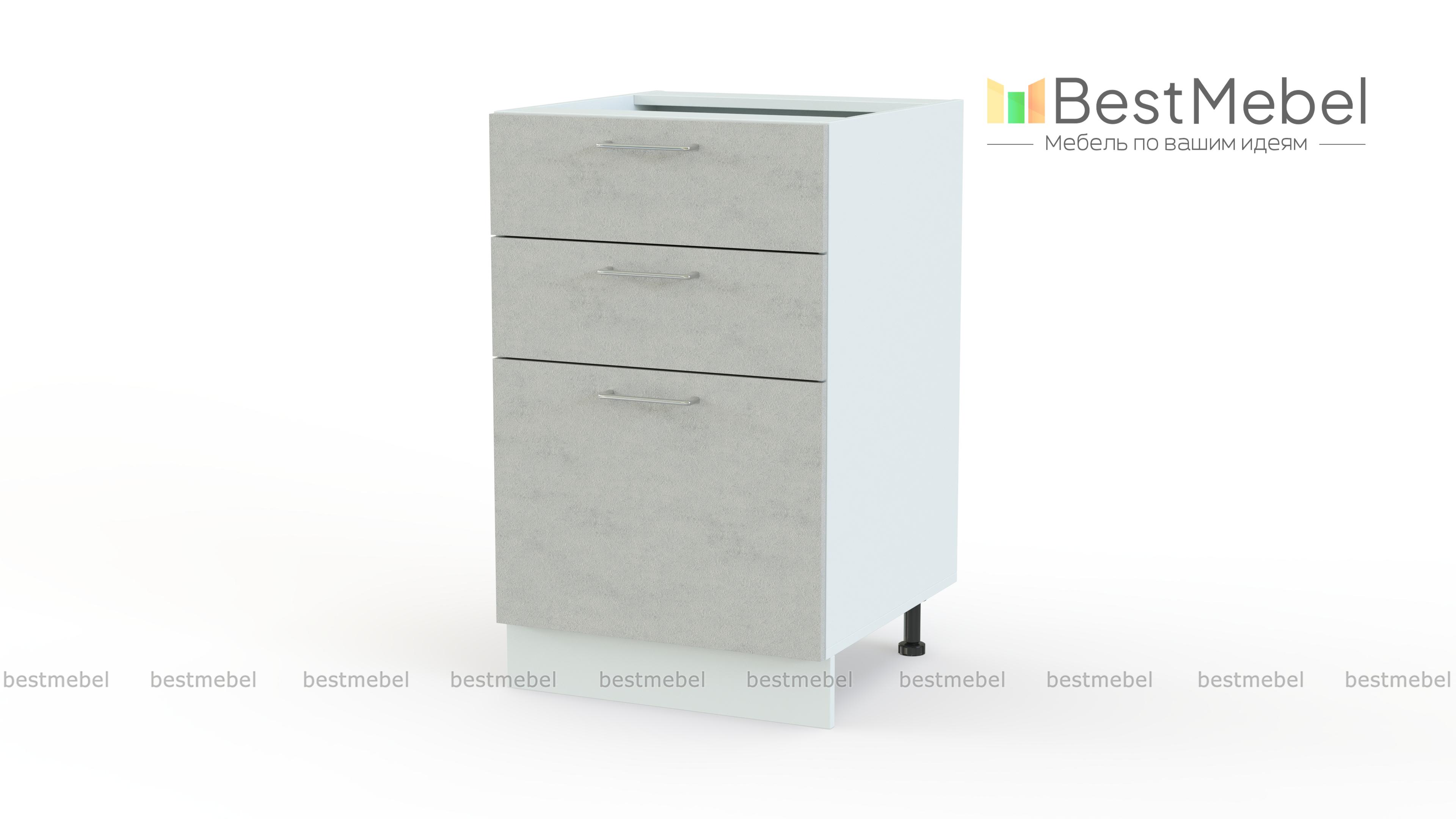 Стол с 3-мя ящиками Арт BMS - Фото