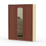 Шкаф трехстворчатый с зеркалом ЭМ-18 Элизабет BMS - Фото 6