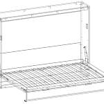 Шкаф-кровать трансформер Ная 2 BMS