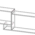 Чертеж Полка настенная Жаклин 3 BMS