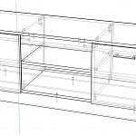 Чертеж Тумба под ТВ Элана BMS