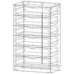 Комод Нордли Nordli 7