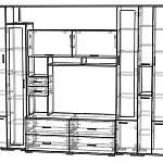 Схема сборки Мебельная стенка Статус-2 BMS