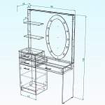 Схема сборки Туалетный столик Флер 43 BMS