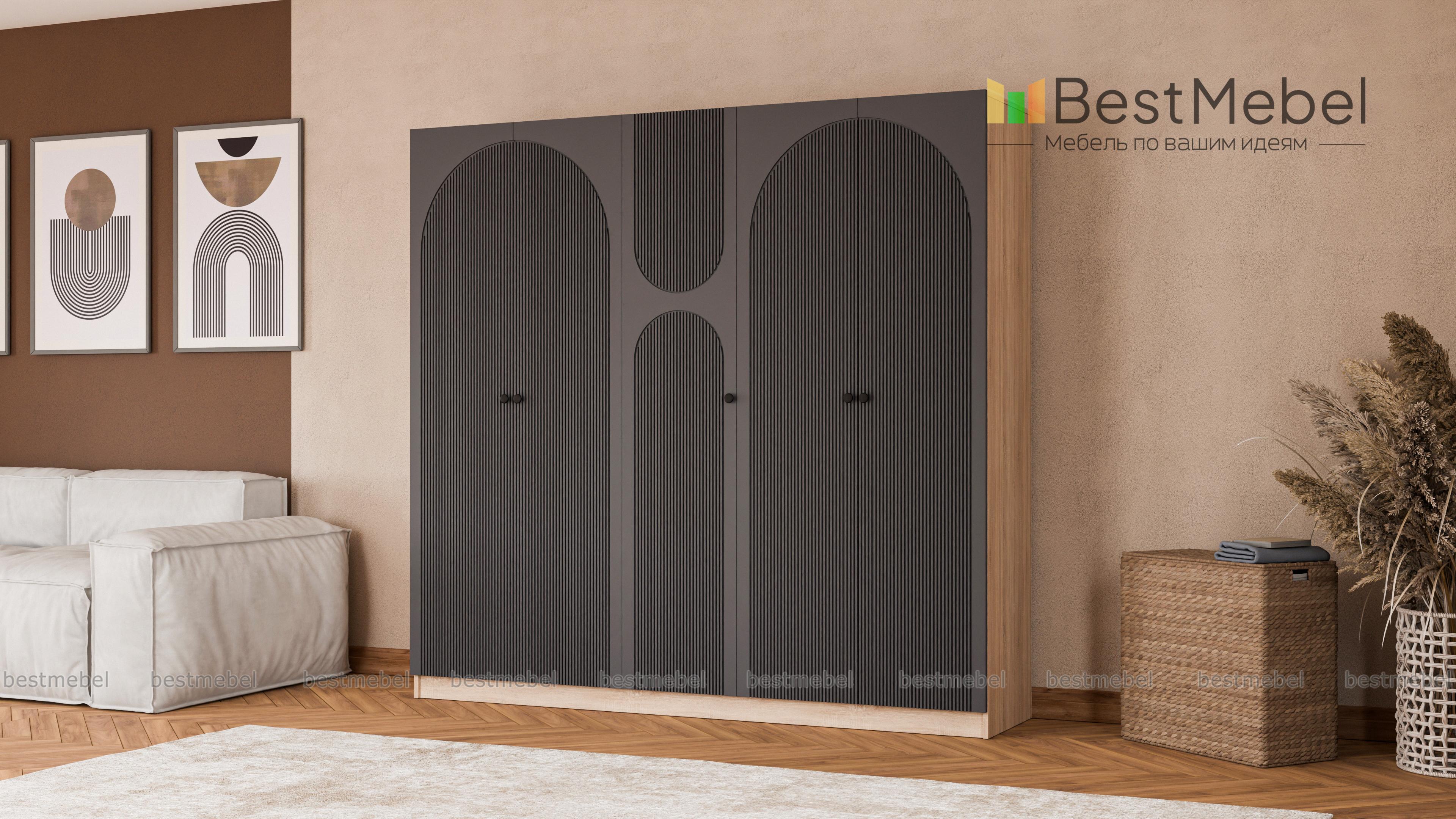 Шкаф распашной Вивьен 14  BMS - Фото