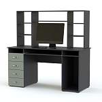 Компьютерный стол Милак глянец 14 BMS - Фото 7