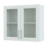 Шкаф верхний с 2-мя остекленными дверцами Сканди BMS - Фото 4