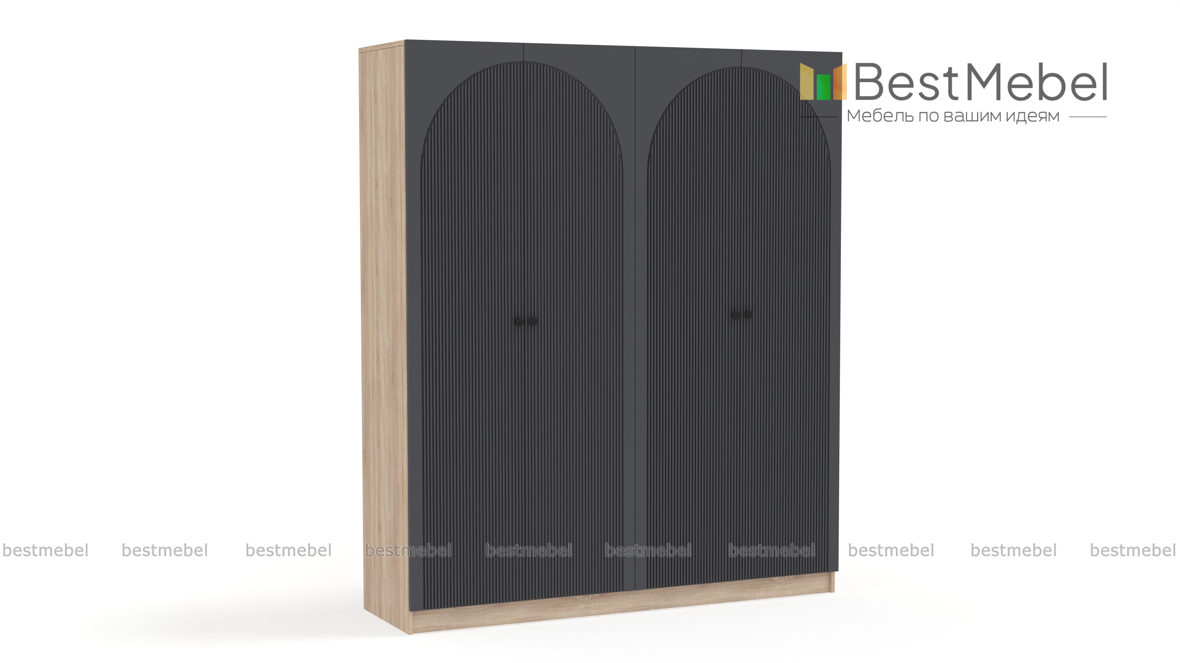 Шкаф распашной Вивьен 11 BMS - Фото