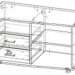 Схема сборки Тумба под ТВ Ирвин BMS